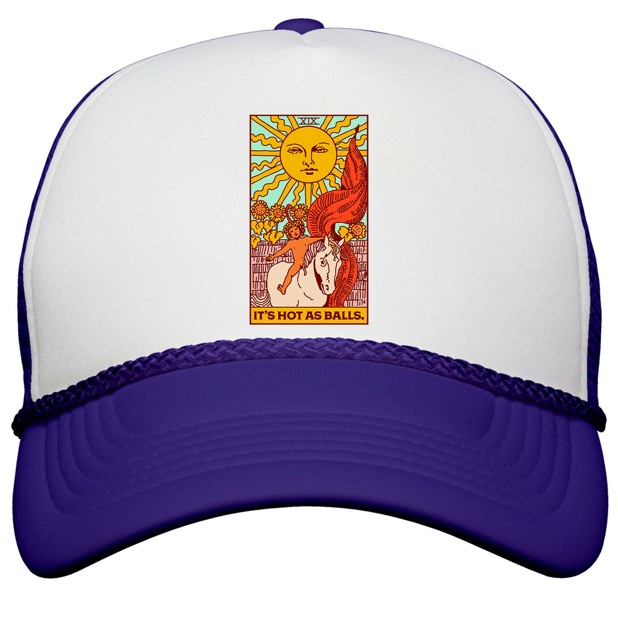 Its Hot As Balls \(The Sun Tarot\) Snapback Trucker Hat